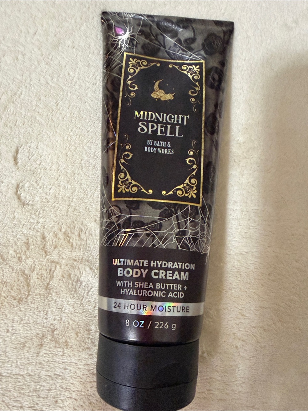 Bath & Body Works Midnight Spell Body Cream, Black & Gold 24 Hr. Moisture, NWT